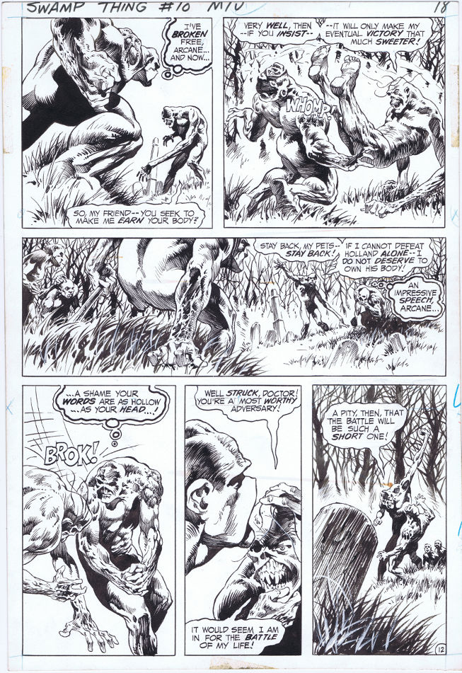 CRANDALL, REED - Flash Gordon #11 pg 4, Flash cave fishing, in